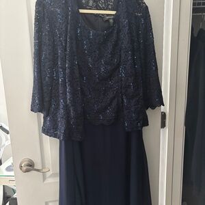 RM Richards sequin dress with jacket